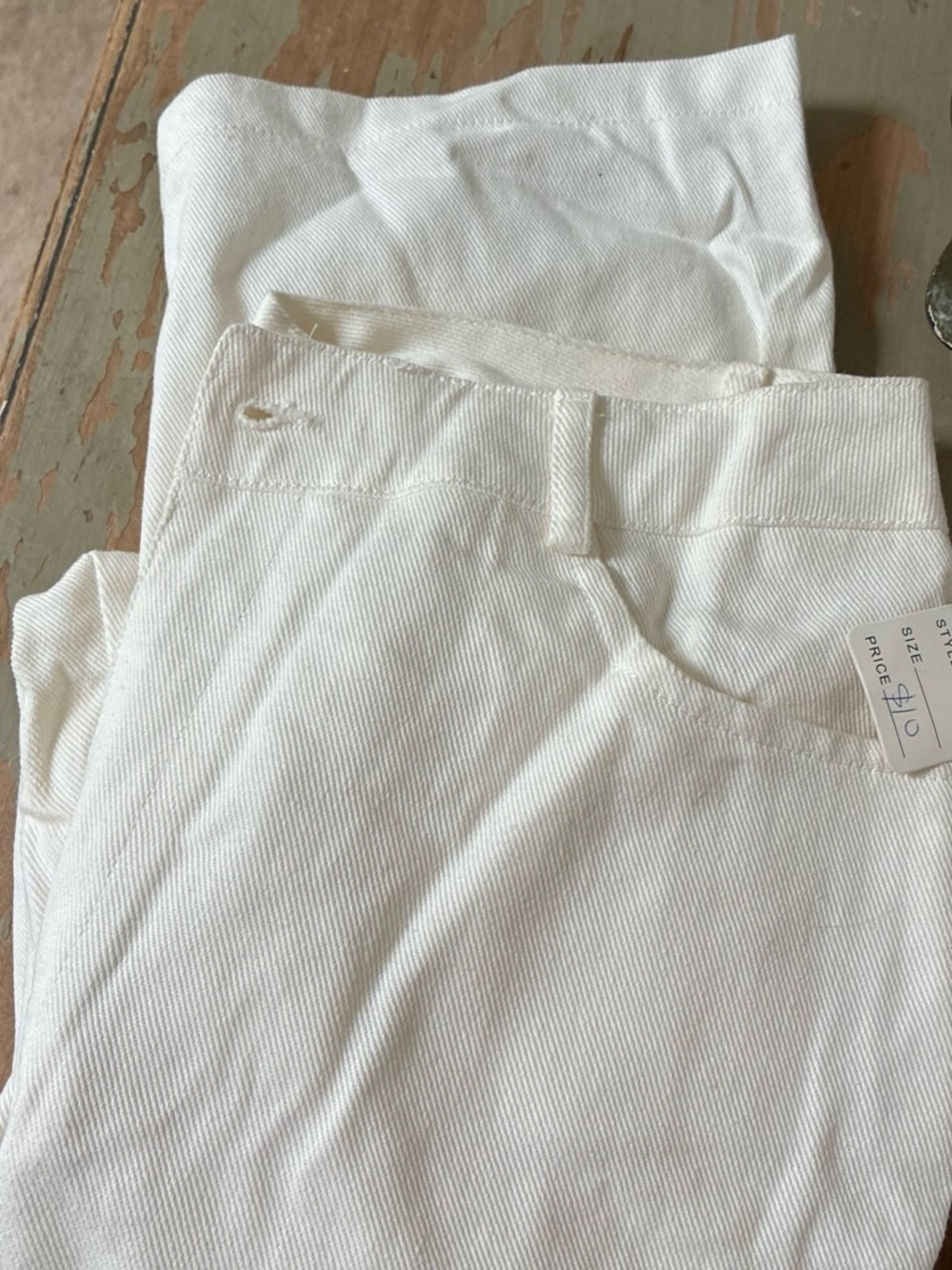 White jean Pants SHEIN size 6